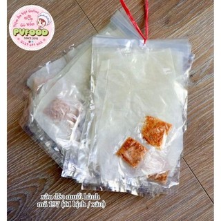 [ĐẶT TRƯỚC] Bánh Tráng Xâu Dẻo Muối Hành Phi (11 bịch) - Ăn Vặt PV FOOD