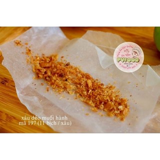 [ĐẶT TRƯỚC] Bánh Tráng Xâu Dẻo Muối Hành Phi (11 bịch) - Ăn Vặt PV FOOD