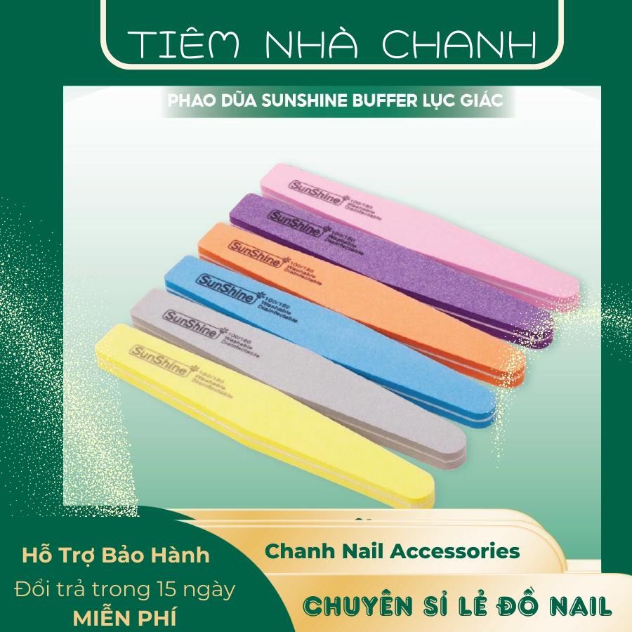PHÀO DÀI CHÀ NHÁM MẶT MÓNG - BUFFER - PHAO CHÀ MÓNG 2 MẶT SUNSHINE