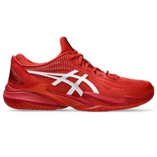  GIÀY CHÍNH HÃNG ASICS Court FF 3 Novak Rust White Tennis Shoes 1041A361-964 