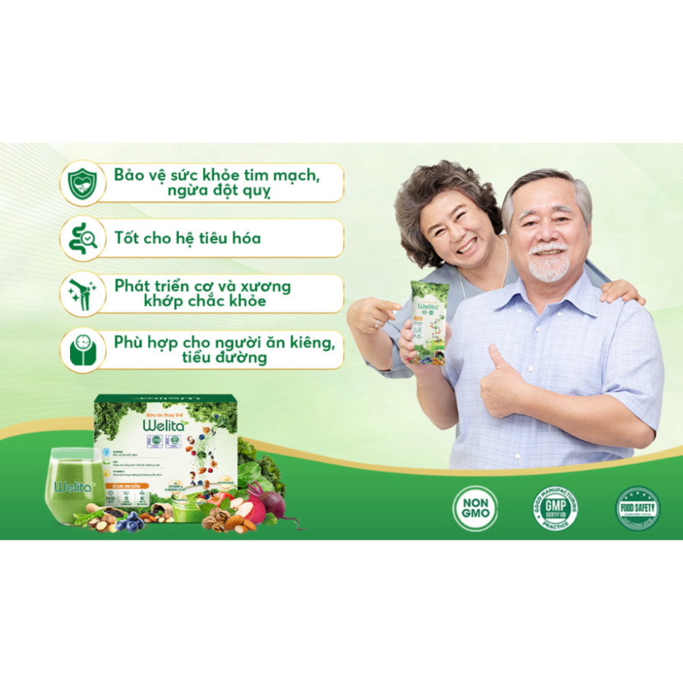 Welita - Bữa ăn thay thế đầy đủ dinh dưỡng từ 100% thực vật