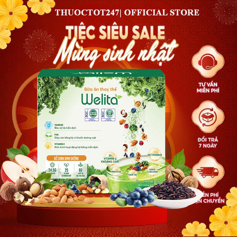 Welita - Bữa ăn thay thế đầy đủ dinh dưỡng từ 100% thực vật