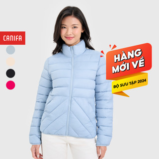 [ HÀNG MỚI VỀ] Áo khoác chần bông nữ CANIFA siêu nhẹ cổ cao giữ ấm tốt 6OT24W009