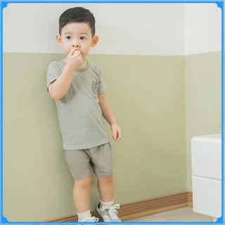 (12M-5Y) Bộ quần áo ngắn tay cổ tròn Túi ngực Siro - BSR1304TN | Quần áo BU Baby chính hãng