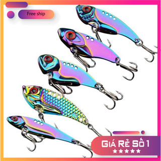    Mua 3 Tặng 2   Cá sắt Mồi Câu Cá VIB Nhiều Màu Sắc Bằng Kim Loại MO34 