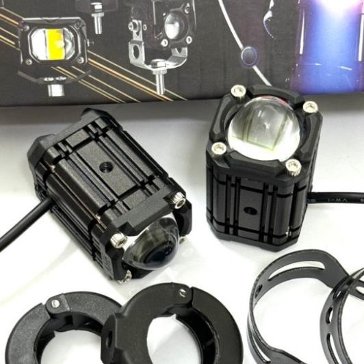 Đèn trợ sáng bi cầu W2 kiểu mắt quỷ 4 chế độ cực đẹp bảo hành 1 năm