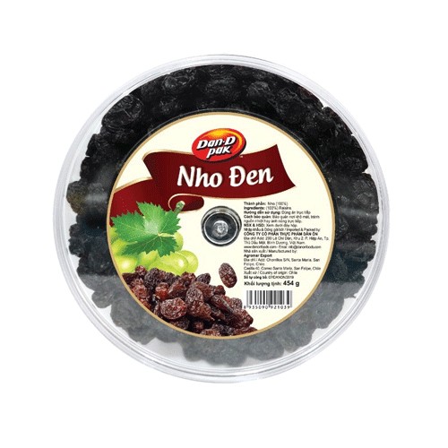 Nho Đen Khô Dan D Pak 150Gram - Nam An Market
