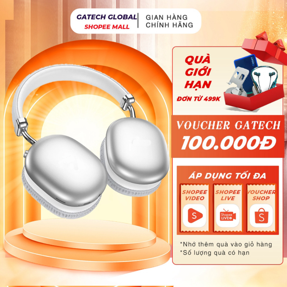 Tai Nghe Chụp P9-GG GAGAY Bluetooth Giảm Tiếng Ồn Chơi Game Thâm Thanh Êm Ái GD538