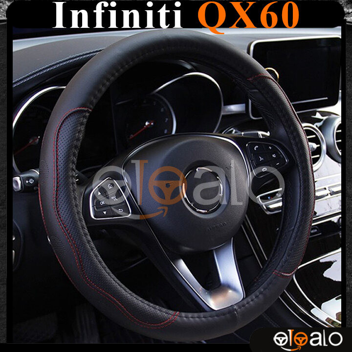 Bọc vô lăng dành cho xe Infiniti QX60 da Pu cao cấp - OTOALO