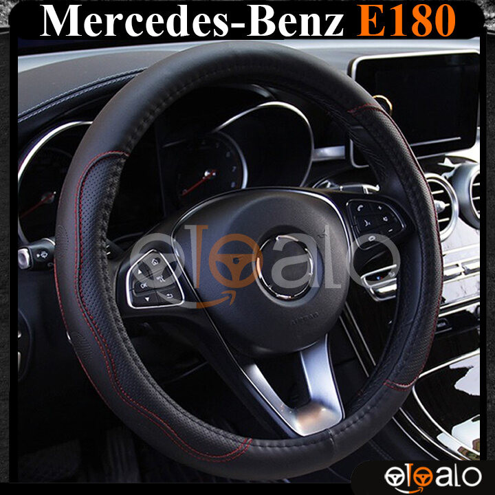 Bọc vô lăng dành cho xe Mercedes E180 da Pu cao cấp - OTOALO