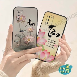 Ốp lưng Samsung A02s / A03s Tpu mềm dẻo, in hình phong thủy thư pháp, tâm an tài lộc