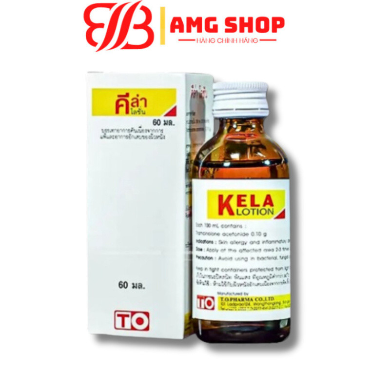Viêm nang lông Kela, viêm lỗ chân lông kela lotion thảo dược Thái Lan 30ml, 60ml - amgbeauty.vn