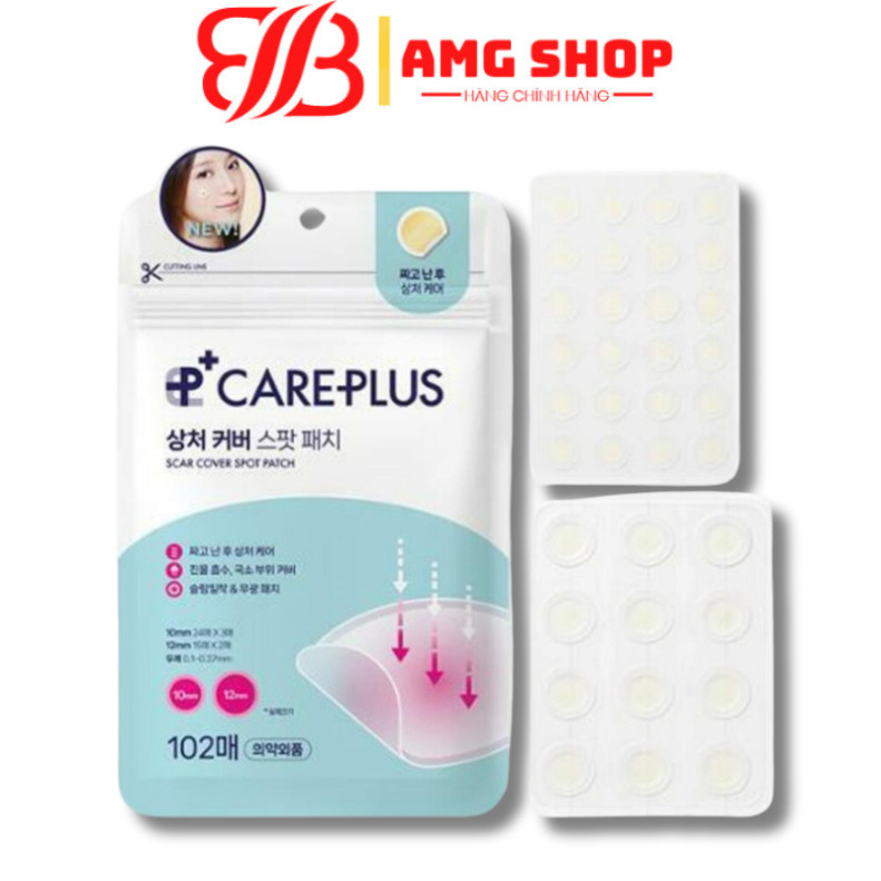 Miếng Dán Mụn Olive Young Care PlusScar Cover Spot Patch - amgbeauty.vn