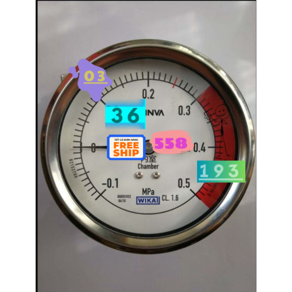 Tên sản phẩm có thể là: ```Máy Đo Áp Suất Weika Wika Kẹp Phòng Thoải Mái, Hiệu Suất Cao và Chính Xác