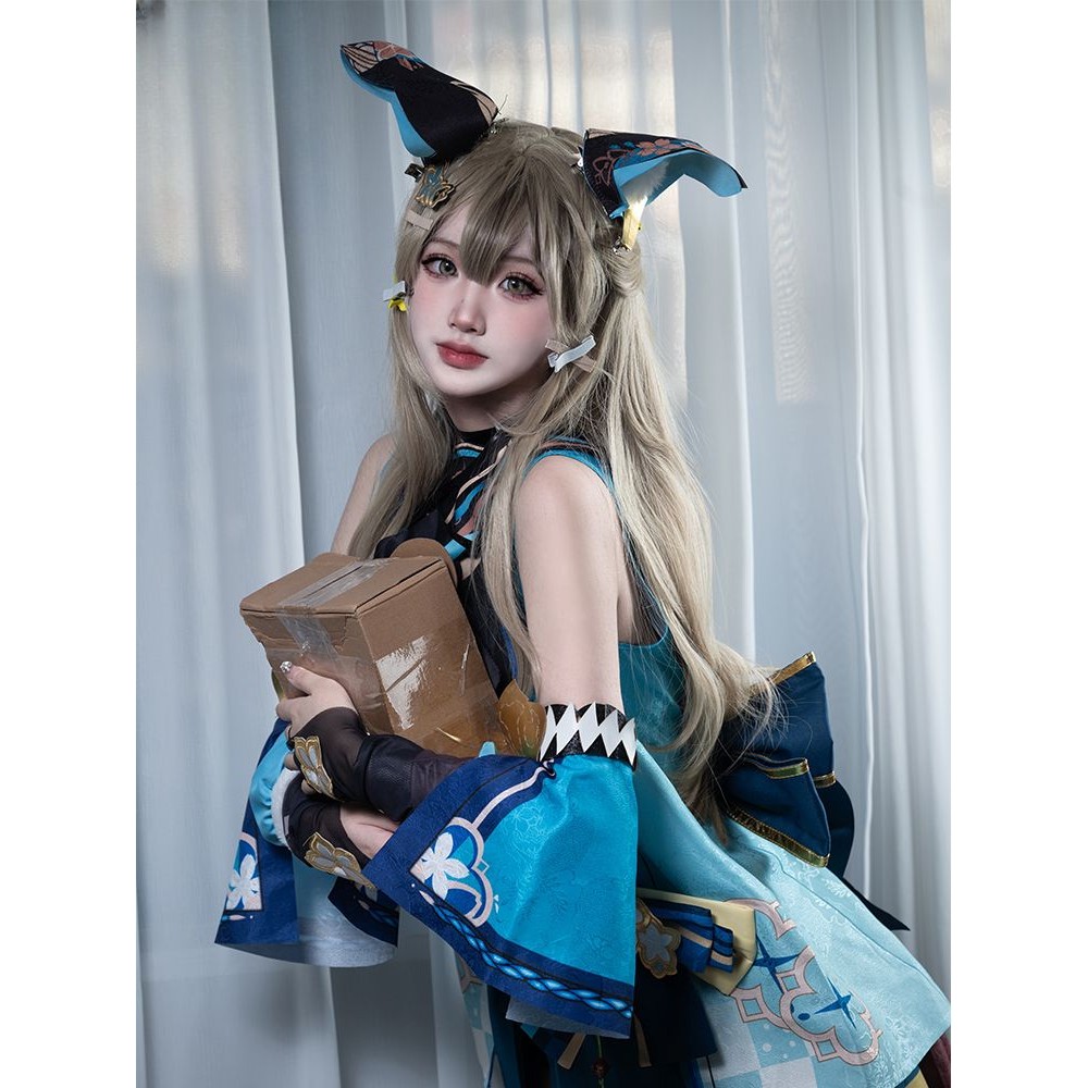 Nguyên Thần cos Quần áo Eaves Yu Cat You Qi Liang Liang cosplay Bộ trang phục Lolita hai chiều trò c