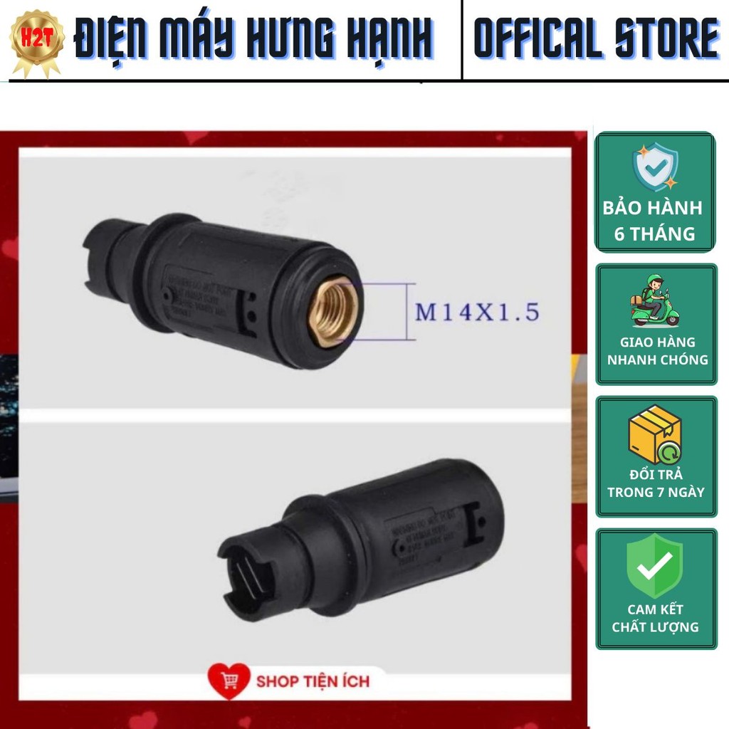 Béc xịt mỏ vịt kiểu gài( ren trong đồng) - H2T