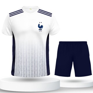 Bộ quần áo đá bóng, đồ đá banh Pháp, thun lạnh cao cấp, Long Thanh Sport