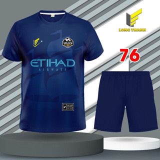 Bộ quần áo đá bóng, đồ đá banh MC, thun lạnh cao cấp, thể thao Long Thanh