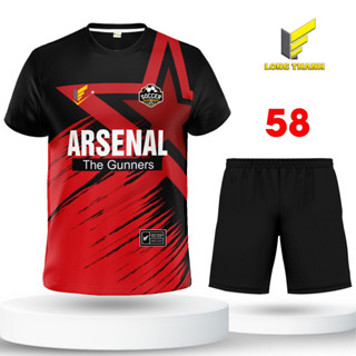 Bộ quần áo đá bóng, đồ đá banh ARS nam nữ, thể thao Long Thanh