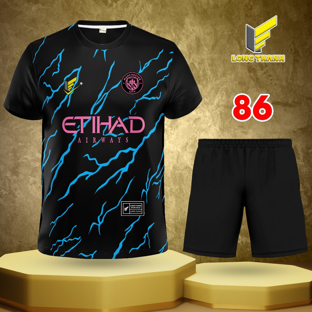 Set đồ đá banh nam nữ, quần áo thể thao chất thun lạnh mát mẻ thoải mái