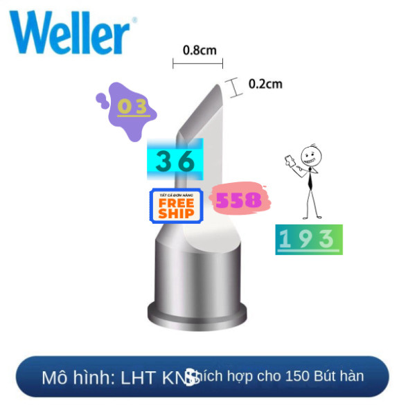 Mũi hàn Weller LTKN - Đầu hàn Weller LHT KN cho thiết bị hàn chất lượng cao. hàng mới