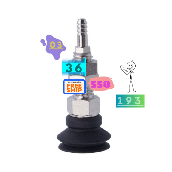 Giác hút chân không đa dạng Pbf 15-s, PBF50-N, Pbf 10-s, Pbf 30-s và Pbf 30-n cho công nghiệp chất l