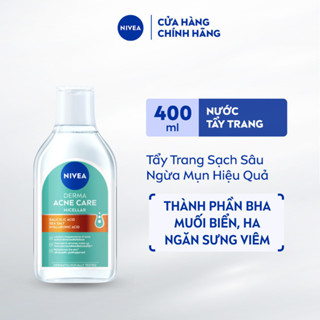 Nước Tẩy Trang NIVEA Derma Acne Care Micellar Sạch Sâu Giảm Mụn (400 ml) - 94273