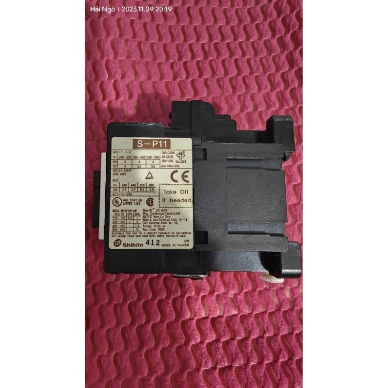 khởi động từ contacter Shinlin coil 220v mới