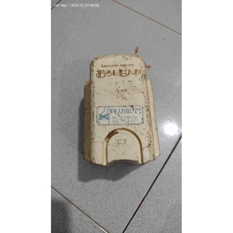 Thân máy máy bào gọt củ quả KOIZUMI Nhật bãi Model KMF-1000