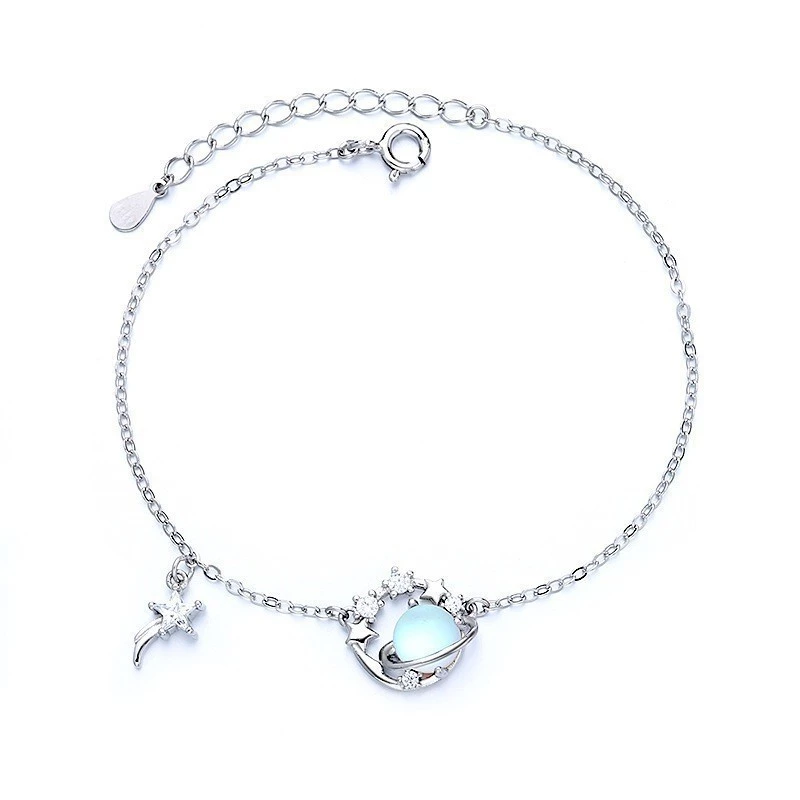 Lắc tay bạc Ý S925 Moonstore Universe Asimi Universe Line LT25 6