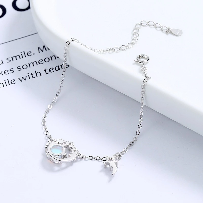 Lắc tay bạc Ý S925 Moonstore Universe Asimi Universe Line LT25 7