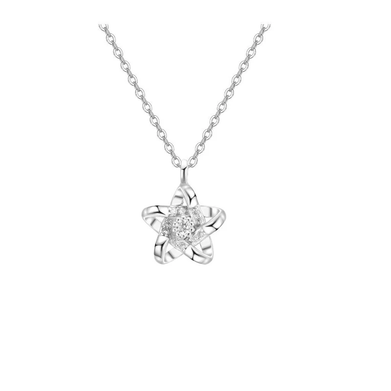 Dây chuyền ngôi sao bạc đá Zircon Asimi Start Zircon DC54 8