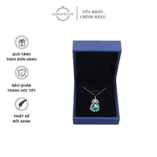  Hộp Da Đựng Trang Sức Nhung Xanh Đẹp Asimi Jewelry Sang Trọng 