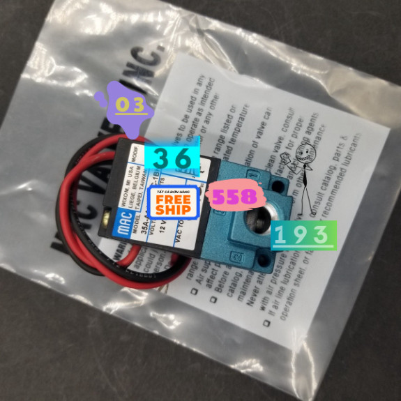 Van Điện Từ Mac 35A-B00-DDBA-1BA và 35A-B00-DDBJ-1TJ - Giải pháp điều khiển chất lỏng hiệu quả. hàng