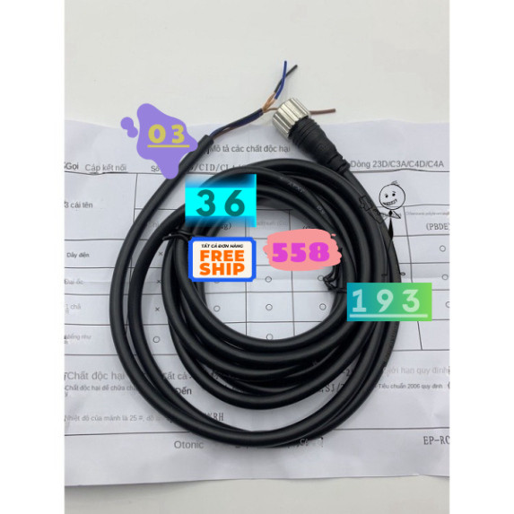 Dây Nối Cảm Biến Autonics CLD3-2, CID3-2, CLD3-5, CID3-5 - Sản phẩm chất lượng cho hệ thống cảm biến