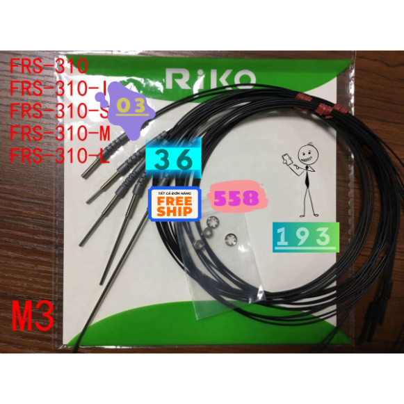 "Cảm Biến Riko FRS-310-S5, FRS-410-S10, FRS-610-S20 - Thiết Bị Phản Xạ Sợi Quang Chất Lượng Cao" hàn