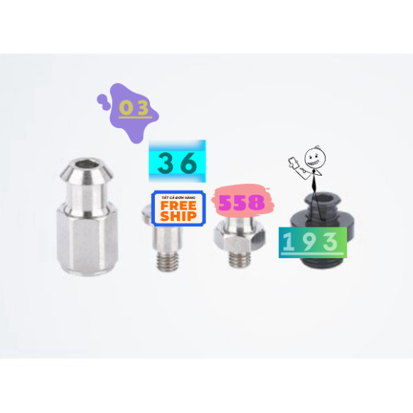 Vòi Hút Chân Không PJS-M8F-SC6, PJS-M5F-SC5, PJS-M5F-SC4, PJS-M5F-SC1 - Giải pháp hút chân không hiệ