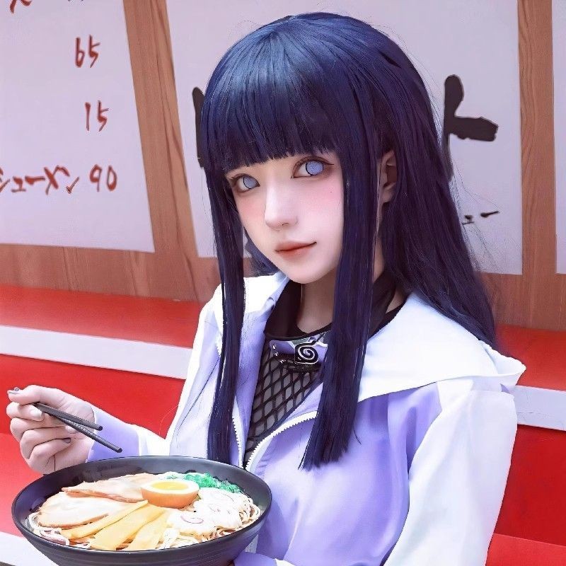 Hinata. cos Naruto cos Quần áo Sakura Hinata kiểu dáng giống nhau cosplay Bộ trang phục anime đầy đủ