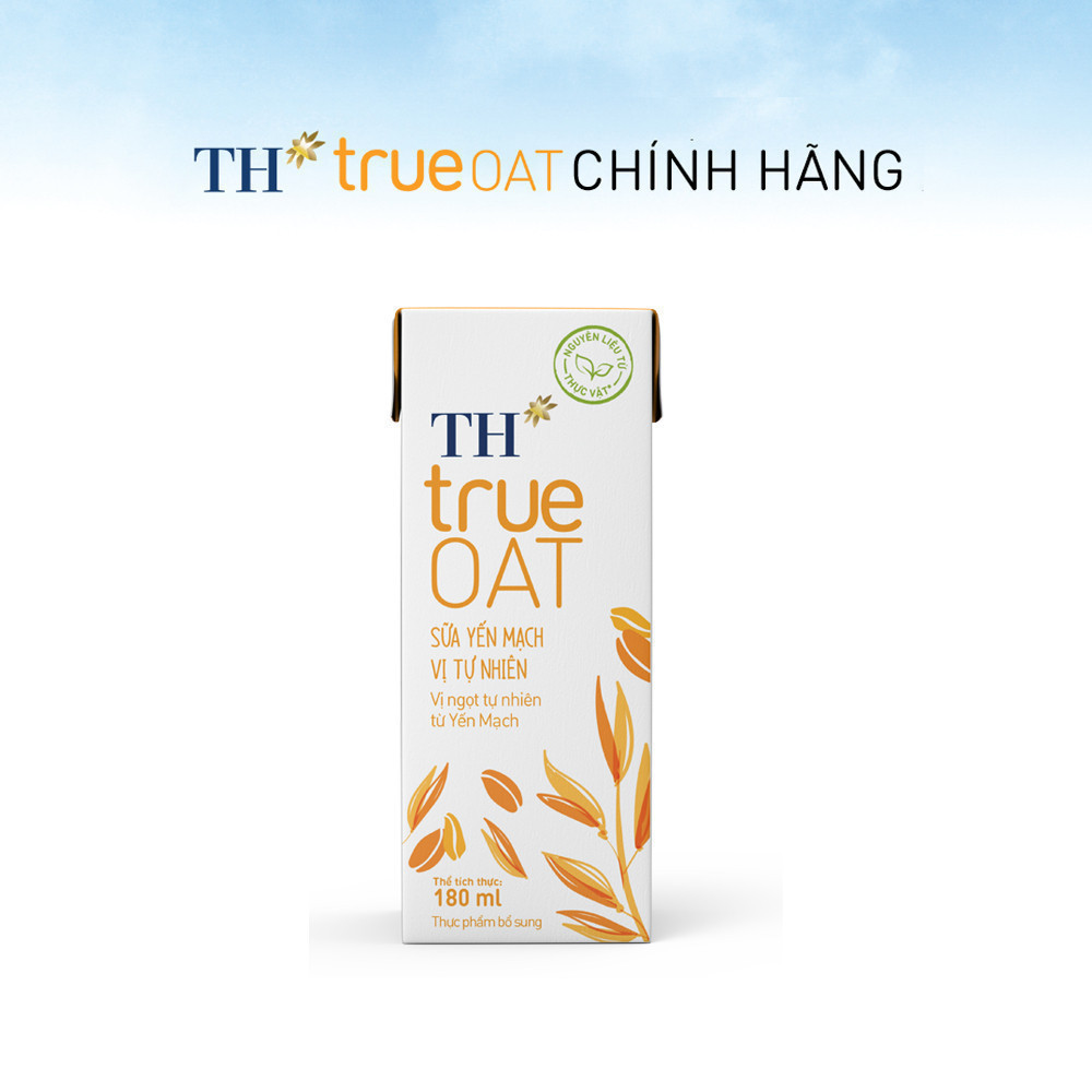 Thùng sữa yến mạch TH true OAT vị tự nhiên 180ml (48 Hộp) | BigBuy360 - bigbuy360.vn