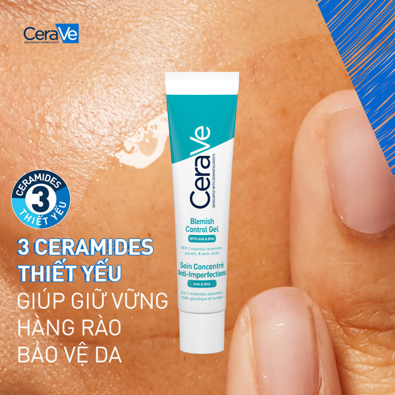 Gel Giảm Mụn Mờ Thâm Phục Hồi Làn Da CeraVe Blemish Control Gel 40ml | BigBuy360 - bigbuy360.vn