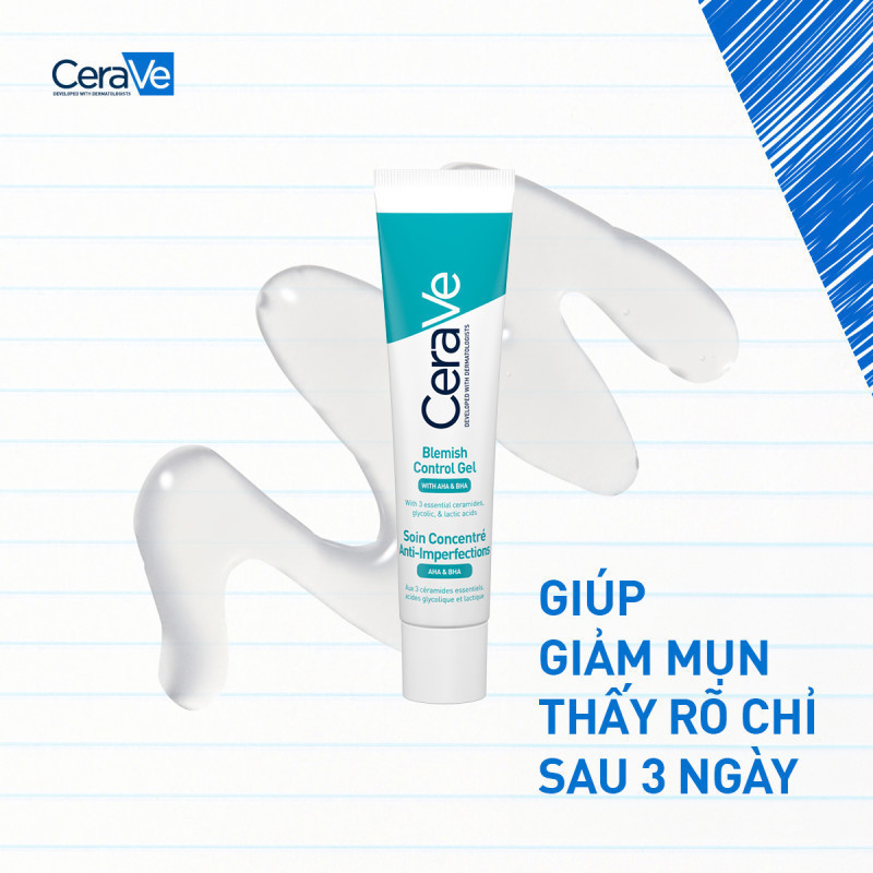Gel Giảm Mụn Mờ Thâm Phục Hồi Làn Da CeraVe Blemish Control Gel 40ml | BigBuy360 - bigbuy360.vn