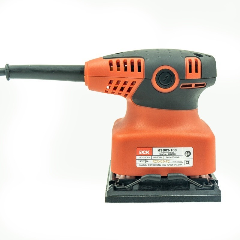Máy chà nhám rung vuông DCK KSB03-100 - 240W, Đế hình vuông, Tay cầm chống trượt