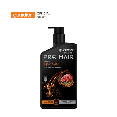Dầu Gội Hỗ Trợ Sạch Gàu & Giúp Giảm Rụng X-Men For Boss Pro Care 350G