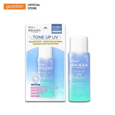 Sữa Chống Nắng Hỗ Trợ Hiệu Chỉnh Sắc Da Sunplay Skin Aqua Tone Up UV Blue 50gr
