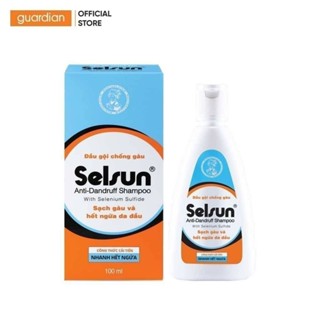 Dầu Gội Giảm Gàu, Hỗ Trợ Làm Sạch Gàu Selsun Anti-Dandruff Shampoo Guardian 100ml