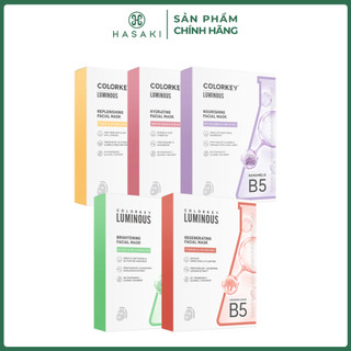   DAILY  Combo 10 Mặt Nạ Colorkey Luminous B5 Facial Mask 25ml Hasaki Sản Phẩm Chính Hãng 