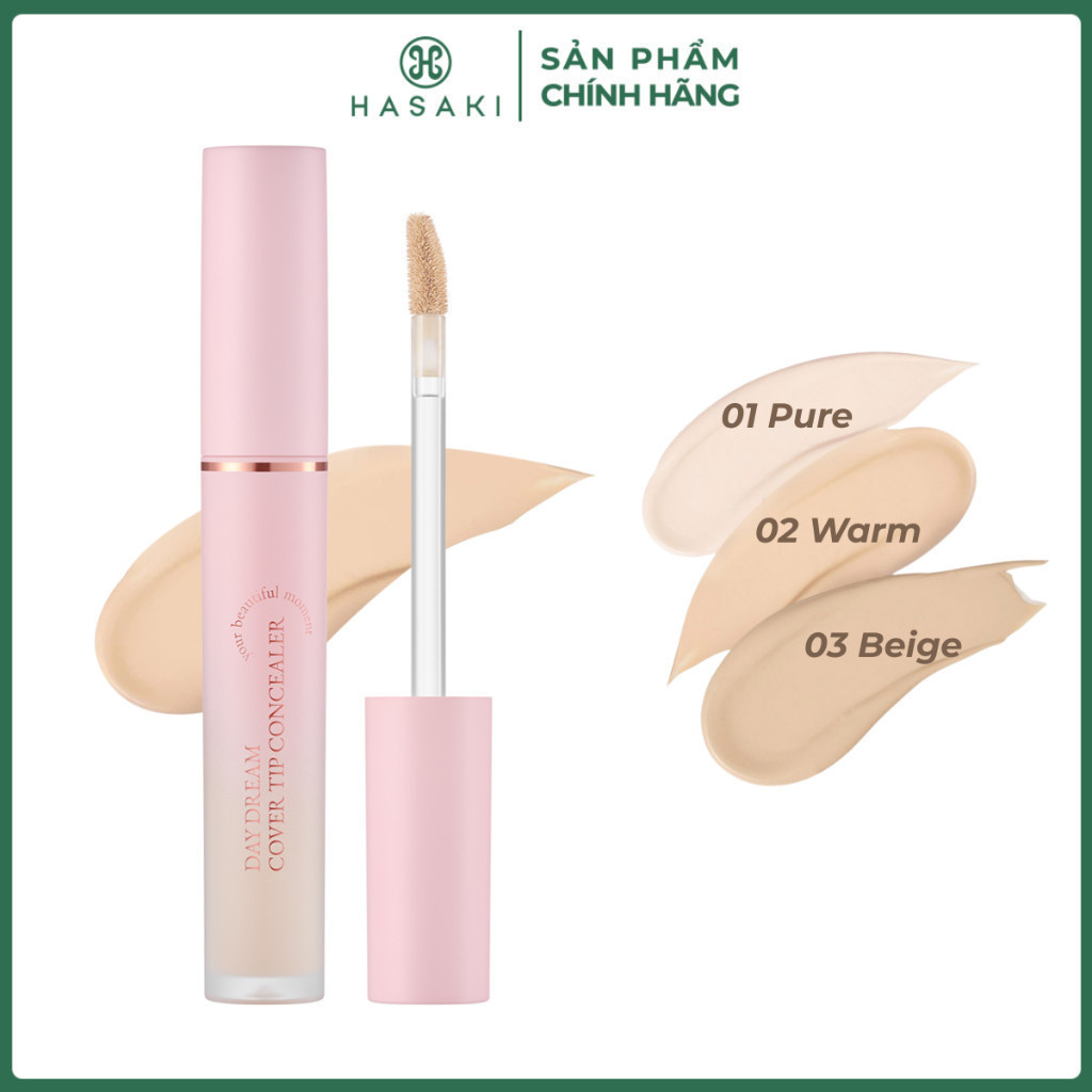   BULSAN - DAILY  Che Khuyết Điểm Aperire Mỏng Nhẹ Lâu Trôi 4.5ml Daydream Cover Tip Concealer Hasaki Chính Hãng 