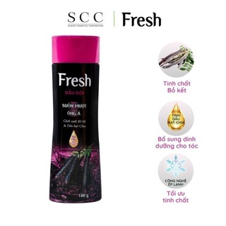 Dầu Gội FRESH Thiên Nhiên Nuôi Dưỡng Tóc Chắc Khoẻ, Mềm Mượt, Bồng Bềnh 180gram
