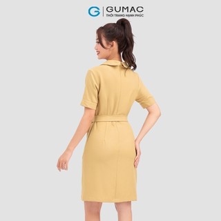 Đầm nữ GUMAC phối dây eo  LD1201