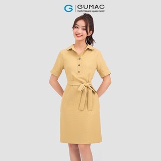 Đầm nữ GUMAC phối dây eo  LD1201